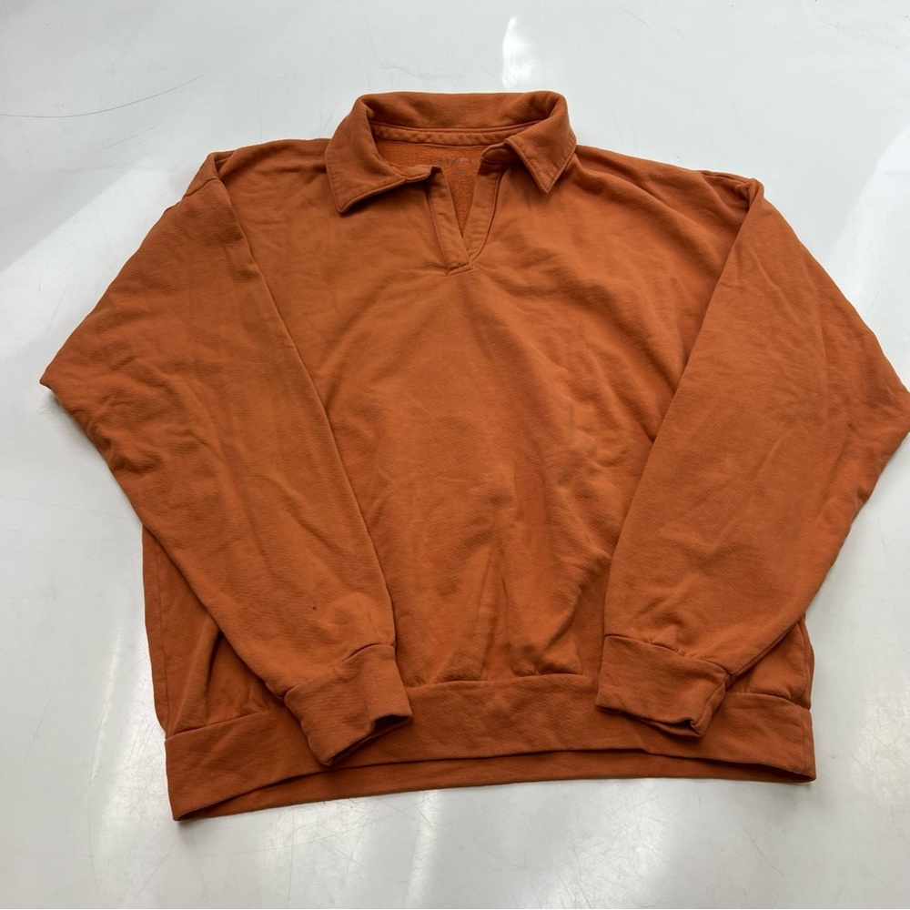 Coz e co men’s orange cotton sweatshirt S L56-36
